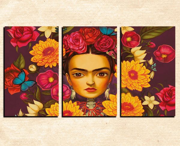 Cuadro Frida Flores