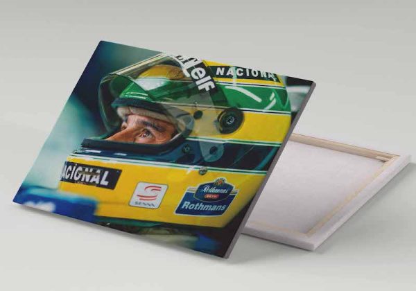 Cuadro 30x40 Ayrton Senna con Casco