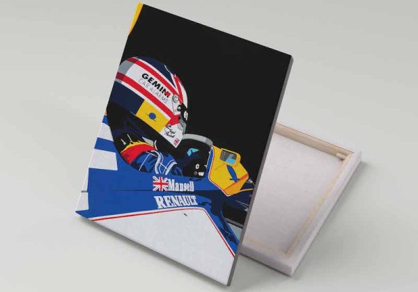 Cuadro 40x30 Nigel Mansell Ilustración