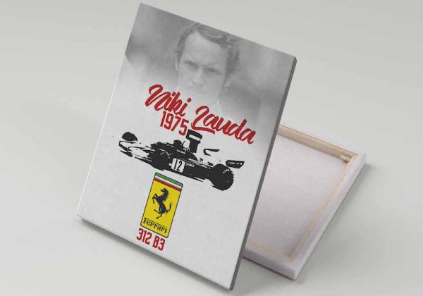 Cuadro 40x30 1975 Niki Lauda