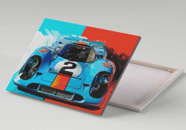 Cuadro 30x40 Porsche 917K Gulf Nro 2