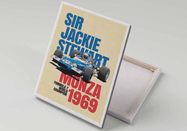 Cuadro 40x30 Jackie Stewart Monza