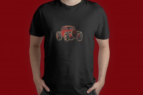 Polera Hot Rod Clasico