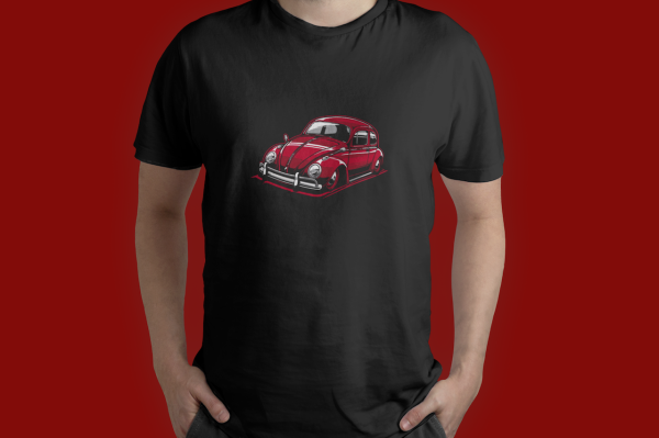 Polera VW Escarabajo Rojo