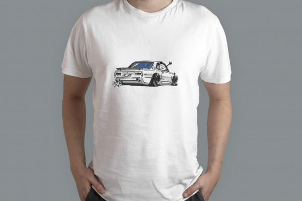 Polera Nissan Skyline Dibujo