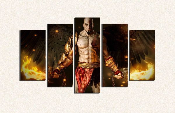 Cuadro 5 piezas Kratos