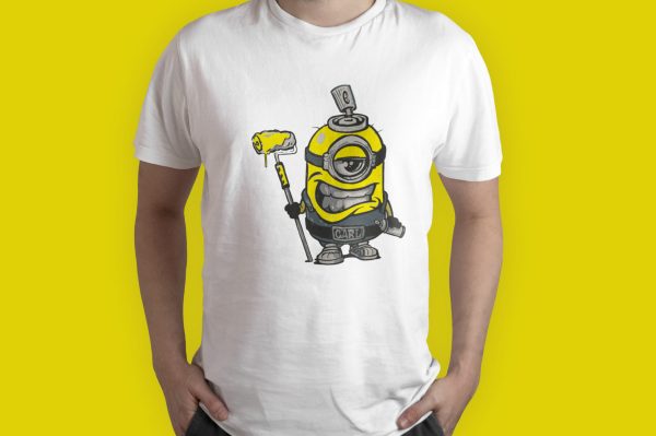 Polera Minion Grafiti